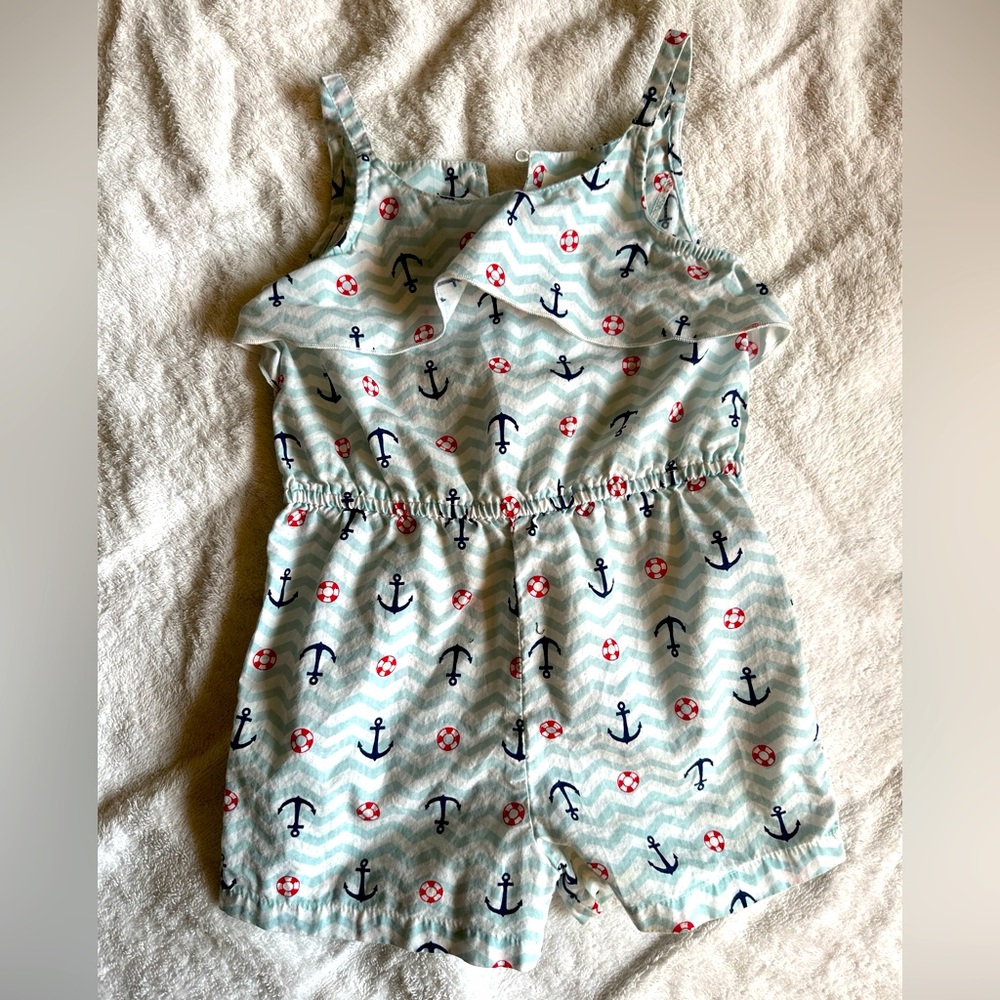 Girls nautical romper - 2T